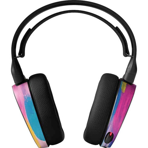 Etta Vee Pink Sparkle Brush Stroke SteelSeries Arctis 5 Skin