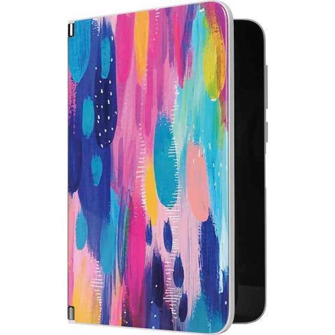 Etta Vee Pink Sparkle Brush Stroke Surface Duo Skin