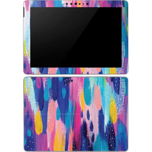 Etta Vee Pink Sparkle Brush Stroke Surface Go Skin