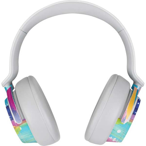 Etta Vee Pink Sparkle Brush Stroke Surface Headphones Skin