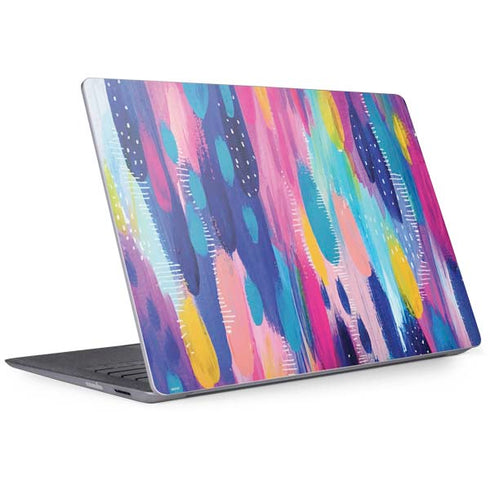 Etta Vee Pink Sparkle Brush Stroke Surface Laptop 2 Skin