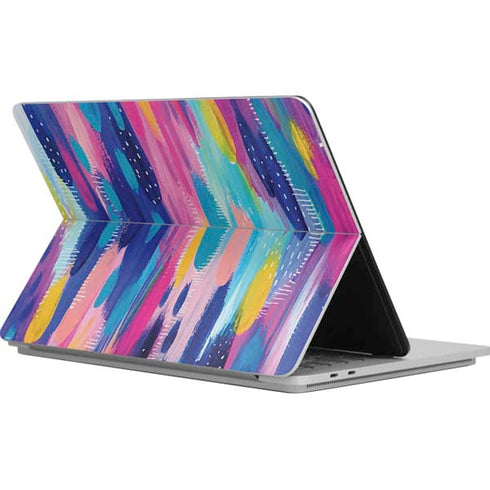 Etta Vee Pink Sparkle Brush Stroke Surface Laptop Studio Skin