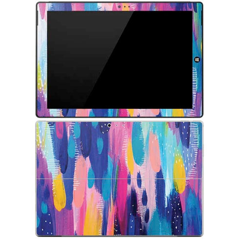 Etta Vee Pink Sparkle Brush Stroke Surface Pro 3 Skin