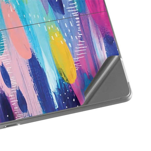 Etta Vee Pink Sparkle Brush Stroke Surface Pro 8 Skin