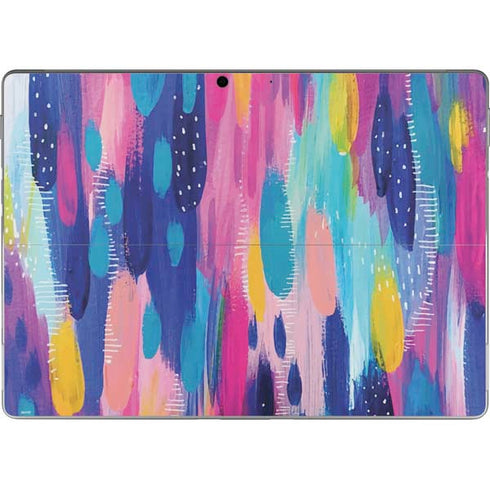 Etta Vee Pink Sparkle Brush Stroke Surface Pro 9 Skin