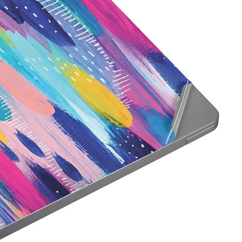 Etta Vee Pink Sparkle Brush Stroke Universal Laptop 18in (14.6 x 10.6in) Skin