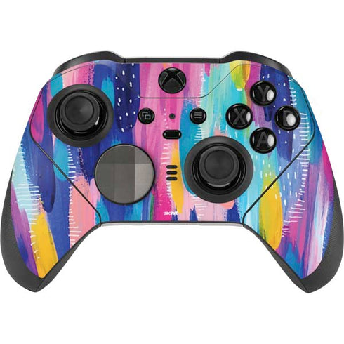 Etta Vee Pink Sparkle Brush Stroke Xbox Elite Wireless Controller Series 2 Skin