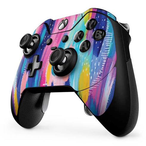Etta Vee Pink Sparkle Brush Stroke Xbox One Elite Controller Skin