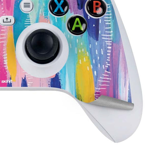 Pink Sparkle Brush Stroke by Etta Vee Xbox Series S Skins