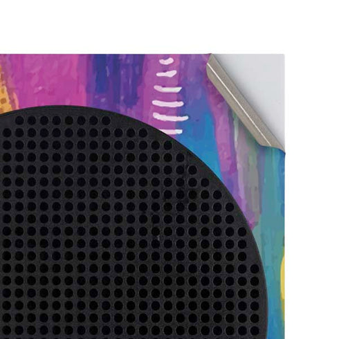 Etta Vee Pink Sparkle Brush Stroke Xbox Series S Console Skin