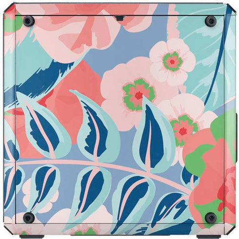 Pink Spring Flowers Cooler Master MasterBox Q300L Mini Tower Skin