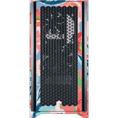 Pink Spring Flowers Corsair 4000D Tempered Glass Mid-Tower ATX Case Skin