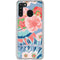 Pink Spring Flowers Galaxy A21 Clear Case