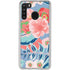 Pink Spring Flowers Galaxy A21 Clear Case