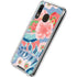 Pink Spring Flowers Galaxy A30 Clear Case