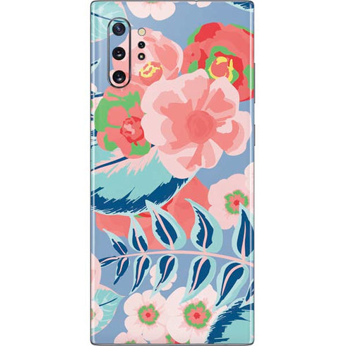 Pink Spring Flowers Galaxy Note 10 Plus Skin