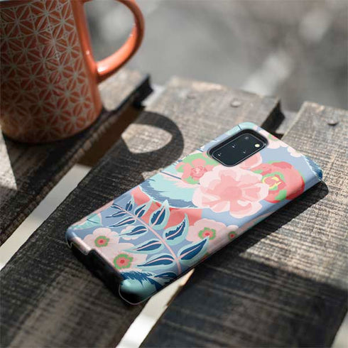 Pink Spring Flowers Galaxy S20 Plus Pro Case