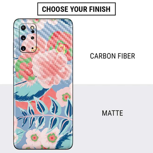 Pink Spring Flowers Galaxy S20 Plus Skin