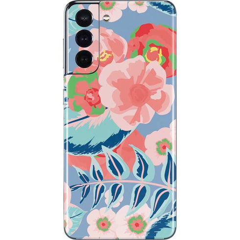 Pink Spring Flowers Galaxy S21 5G Skin