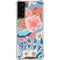Pink Spring Flowers Galaxy S21 Plus 5G Clear Case