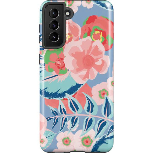 Pink Spring Flowers Galaxy S21 Plus 5G Pro Case