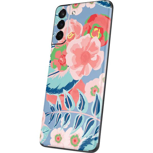 Pink Spring Flowers Galaxy S21 Plus 5G Skin