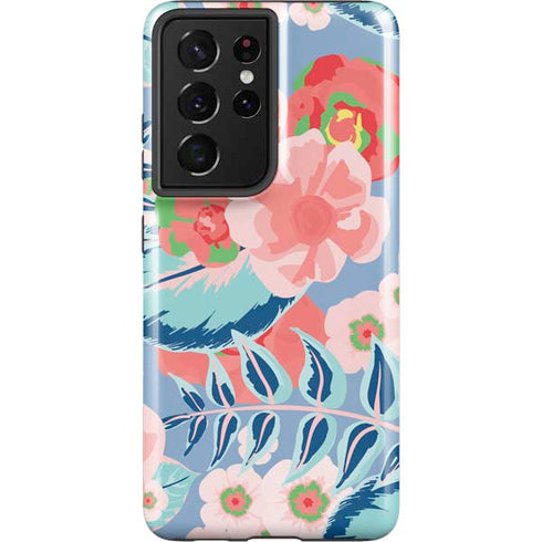 Pink Spring Flowers Galaxy S21 Ultra 5G Pro Case