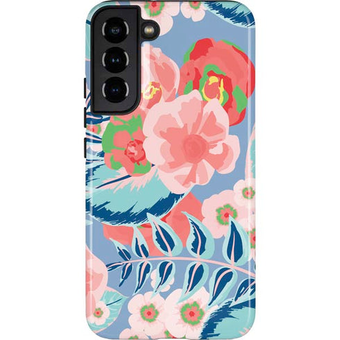 Pink Spring Flowers Galaxy S22 Plus Pro Case