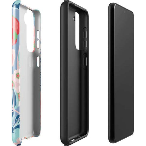 Pink Spring Flowers Galaxy S22 Plus Pro Case