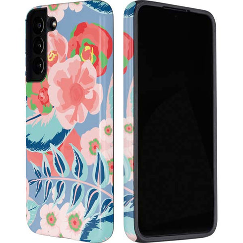Pink Spring Flowers Galaxy S22 Plus Pro Case