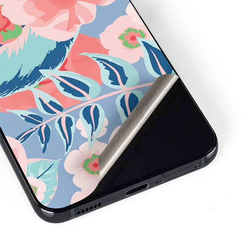 Pink Spring Flowers Galaxy S22 Plus Skin