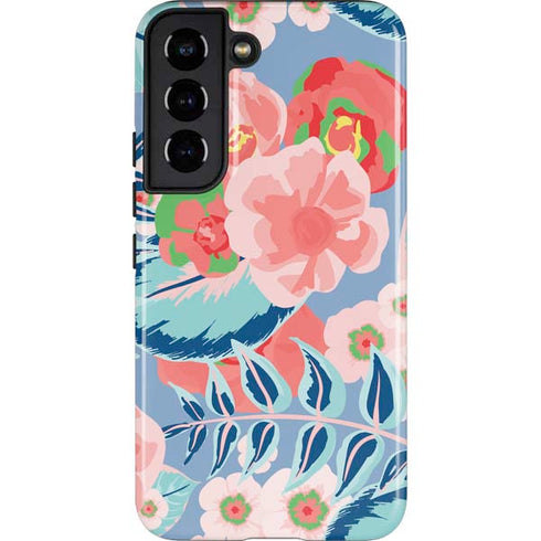 Pink Spring Flowers Galaxy S22 Pro Case