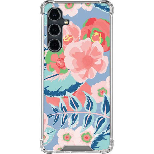 Pink Spring Flowers Galaxy S23 FE Clear Case