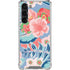 Pink Spring Flowers Galaxy S23 Plus Clear Case