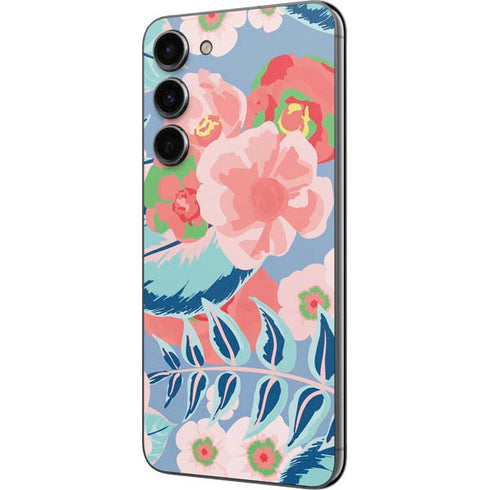 Pink Spring Flowers Galaxy S23 Plus Skin