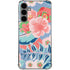 Pink Spring Flowers Galaxy S24 Plus Clear Case