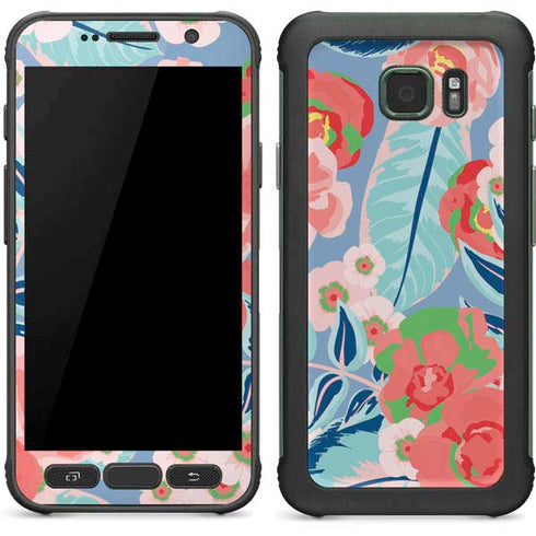 Pink Spring Flowers Galaxy S7 Active Skin
