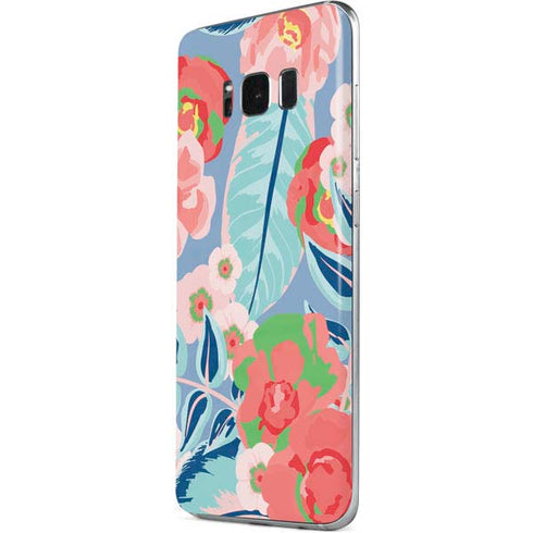 Pink Spring Flowers Galaxy S8 Skin