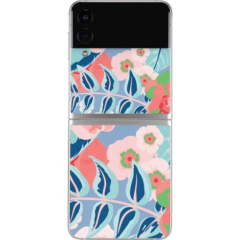 Pink Spring Flowers Galaxy Z Flip3 5G Skin
