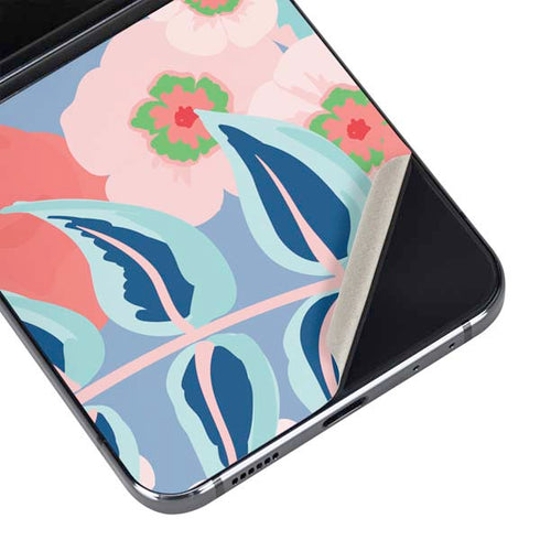 Pink Spring Flowers Galaxy Z Flip5 5G Skin