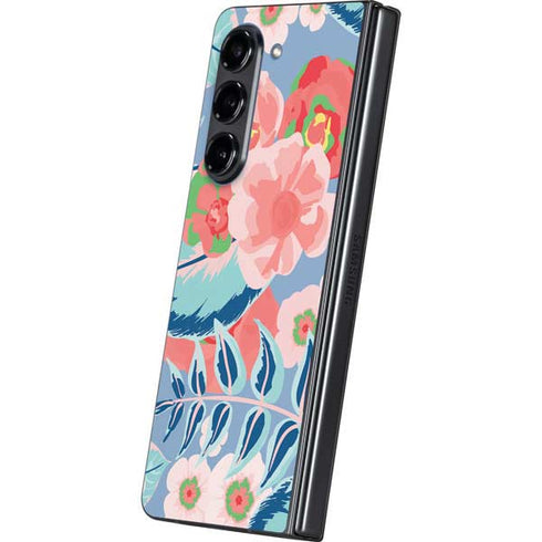 Pink Spring Flowers Galaxy Z Fold5 5G Skin