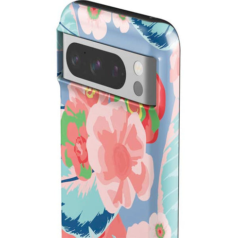 Pink Spring Flowers Google Pixel 8 Pro Impact Case