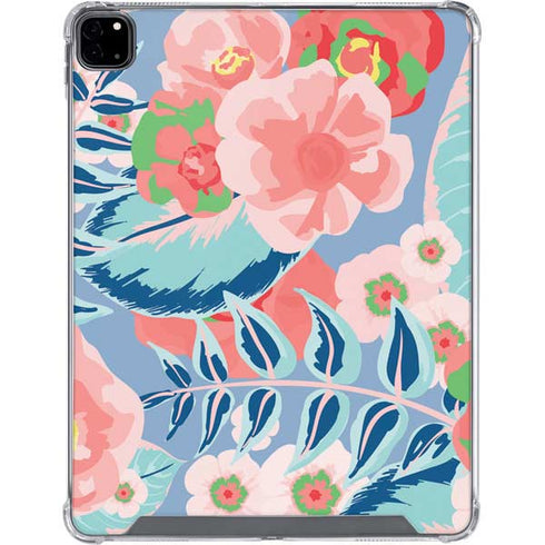 Pink Spring Flowers iPad Pro 12.9in (2020) Clear Case