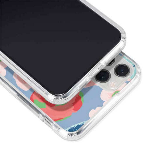 Pink Spring Flowers iPhone 11 Pro Clear Case