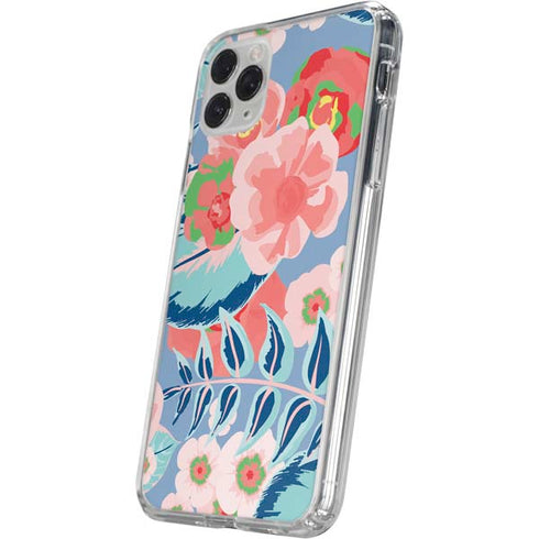 Pink Spring Flowers iPhone 11 Pro Clear Case
