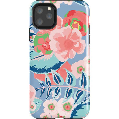 Pink Spring Flowers iPhone 11 Pro Max Impact Case