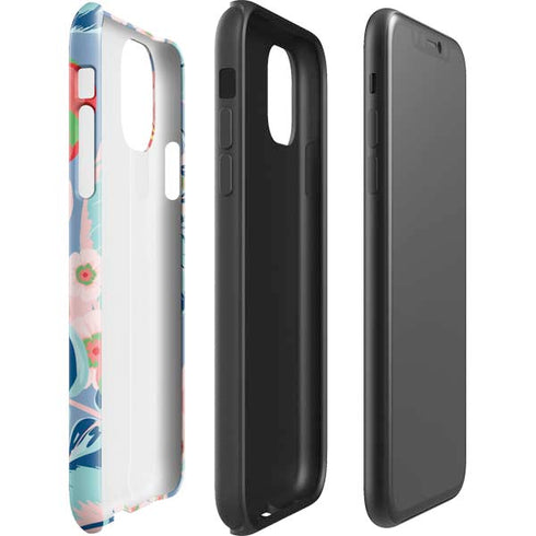 Pink Spring Flowers iPhone 11 Pro Max Impact Case