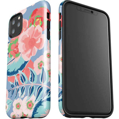 Pink Spring Flowers iPhone 11 Pro Max Impact Case