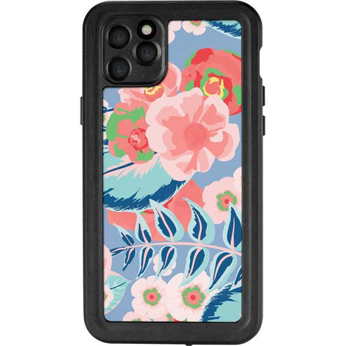 Pink Spring Flowers iPhone 11 Pro Max Waterproof Case