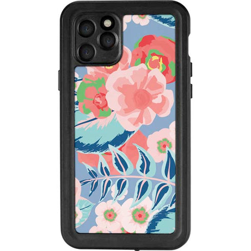 Pink Spring Flowers iPhone 11 Pro Waterproof Case